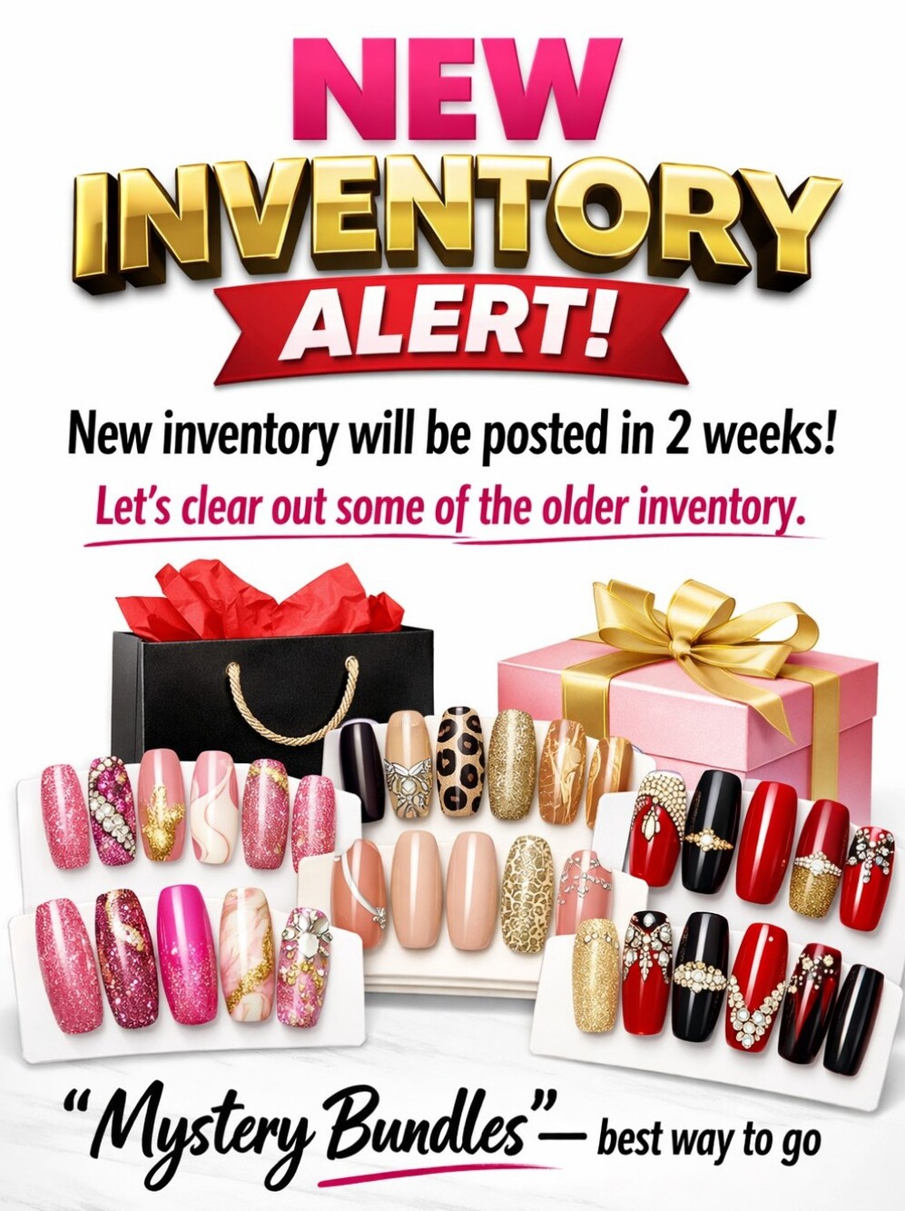 Mystery Nail Art Bundle - 3 Sets $25, 5 Sets $40
